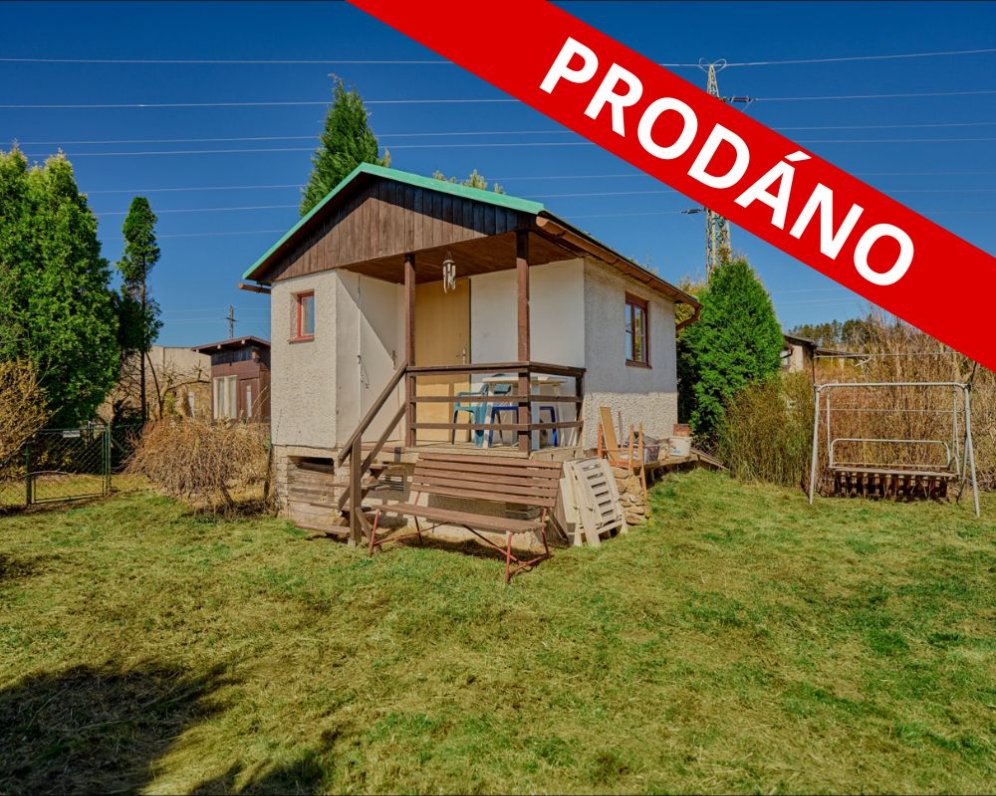 Prodej zahrady s chatkou, Ostrov - Dolní Žďár